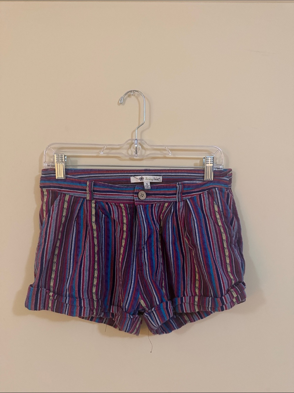 Striped Multicolor Women's Shorts